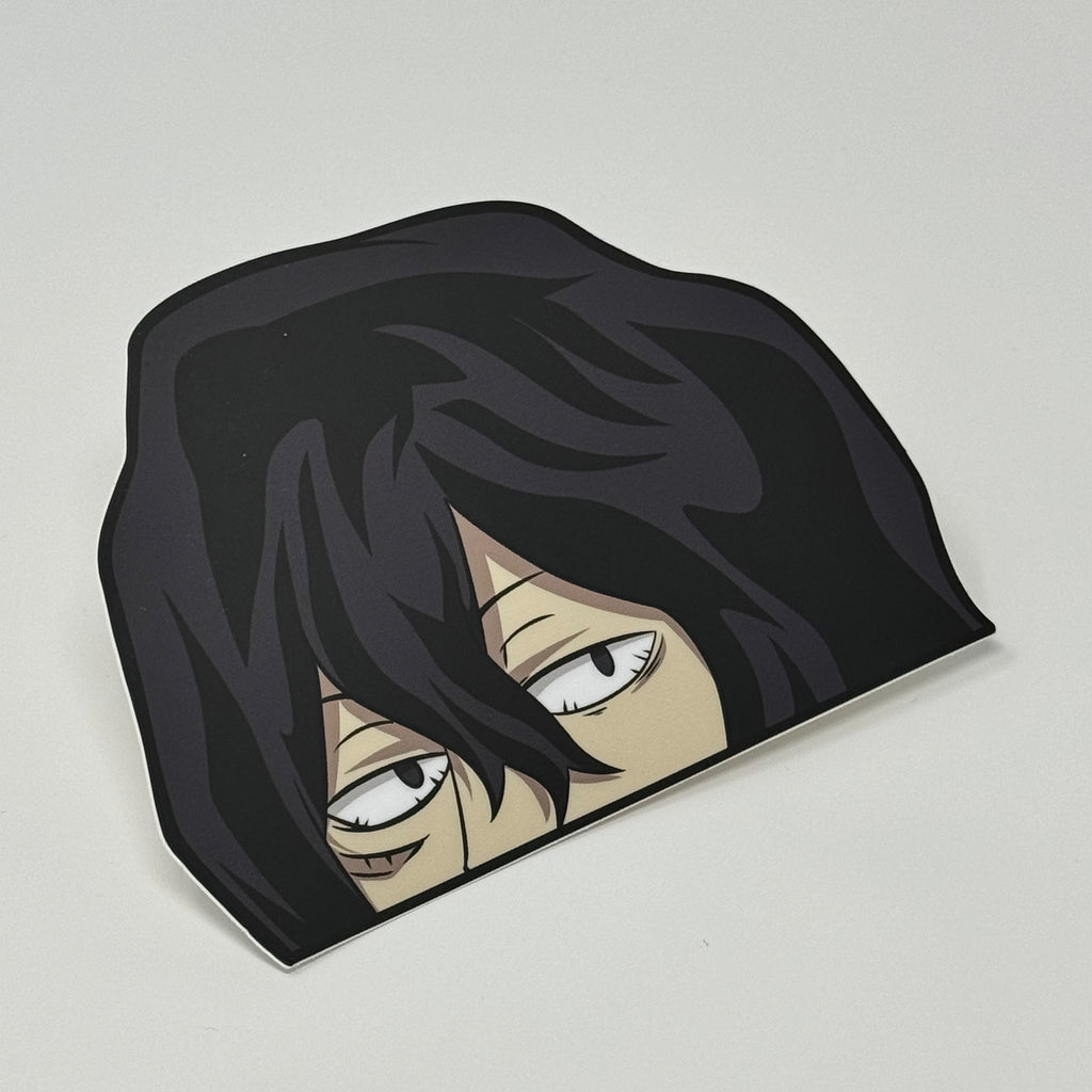 Aizawa JDM car sticker from MHA, bold and durable.