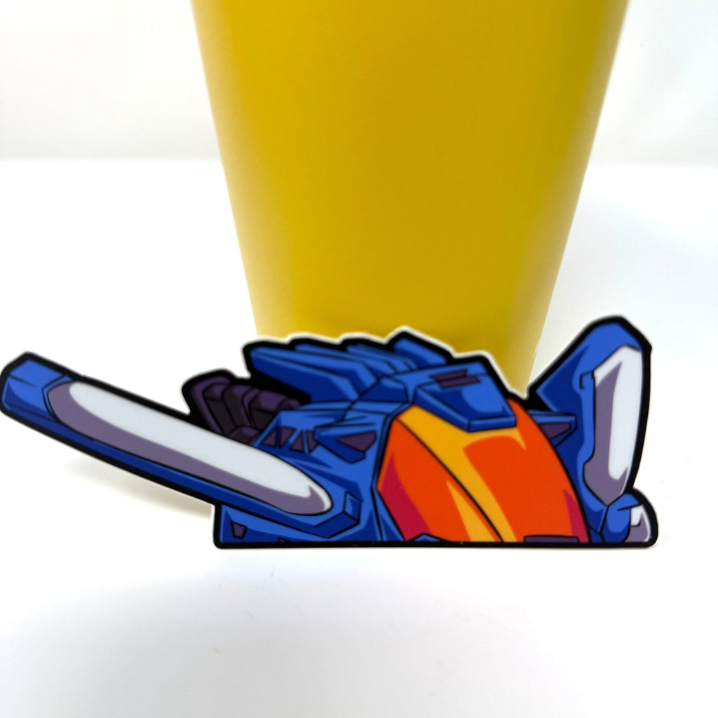 Waterproof vinyl Blade Liger sticker for Zoids fans.