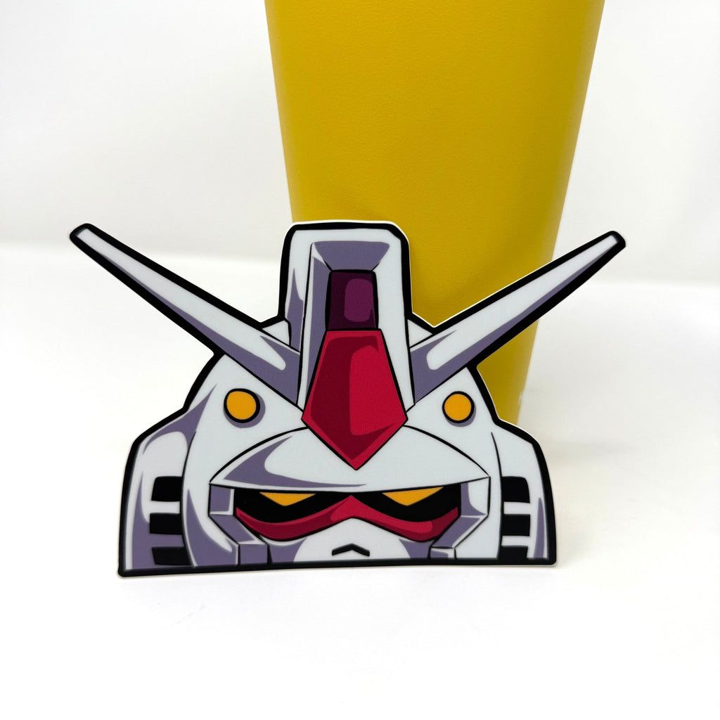 Waterproof vinyl sticker of RX-78-2 Gundam, perfect for JDM fans