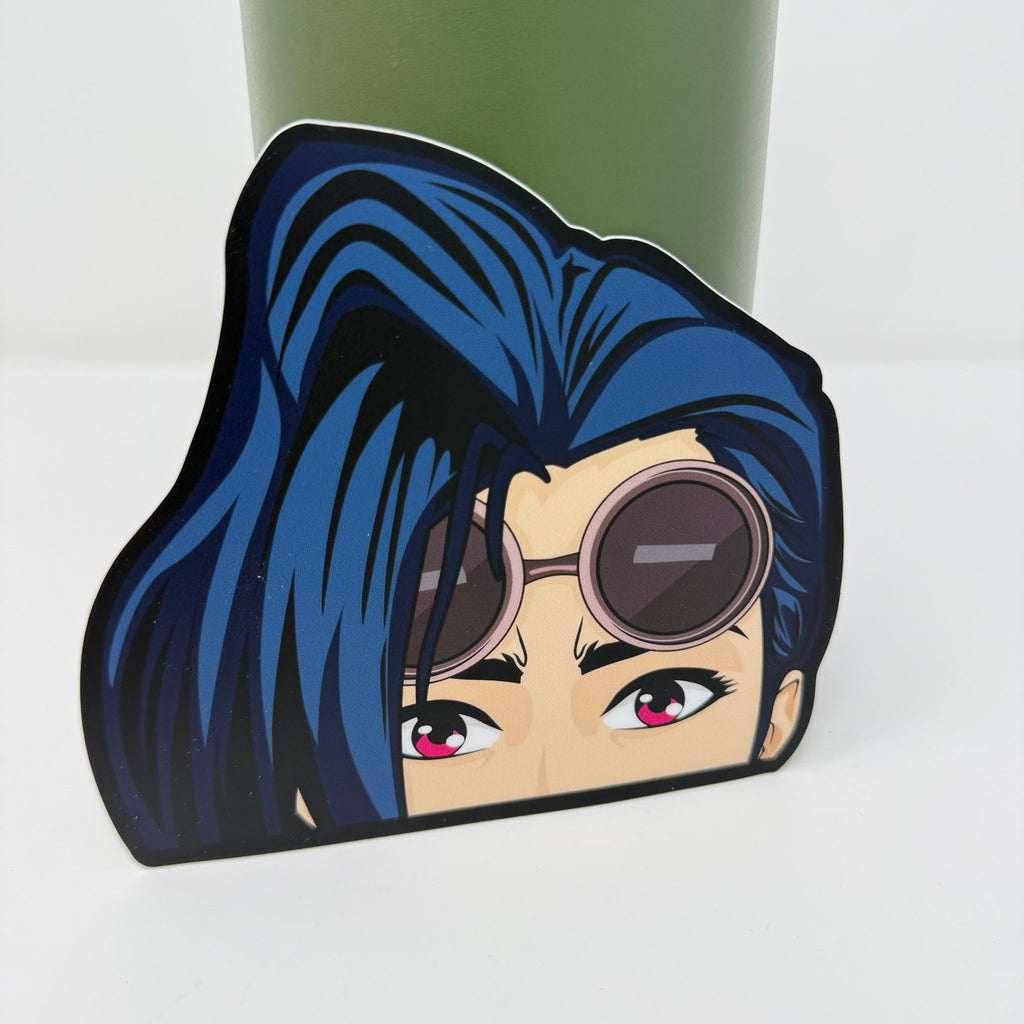 Exclusive Arcane Jinx animated series sticker for fans.