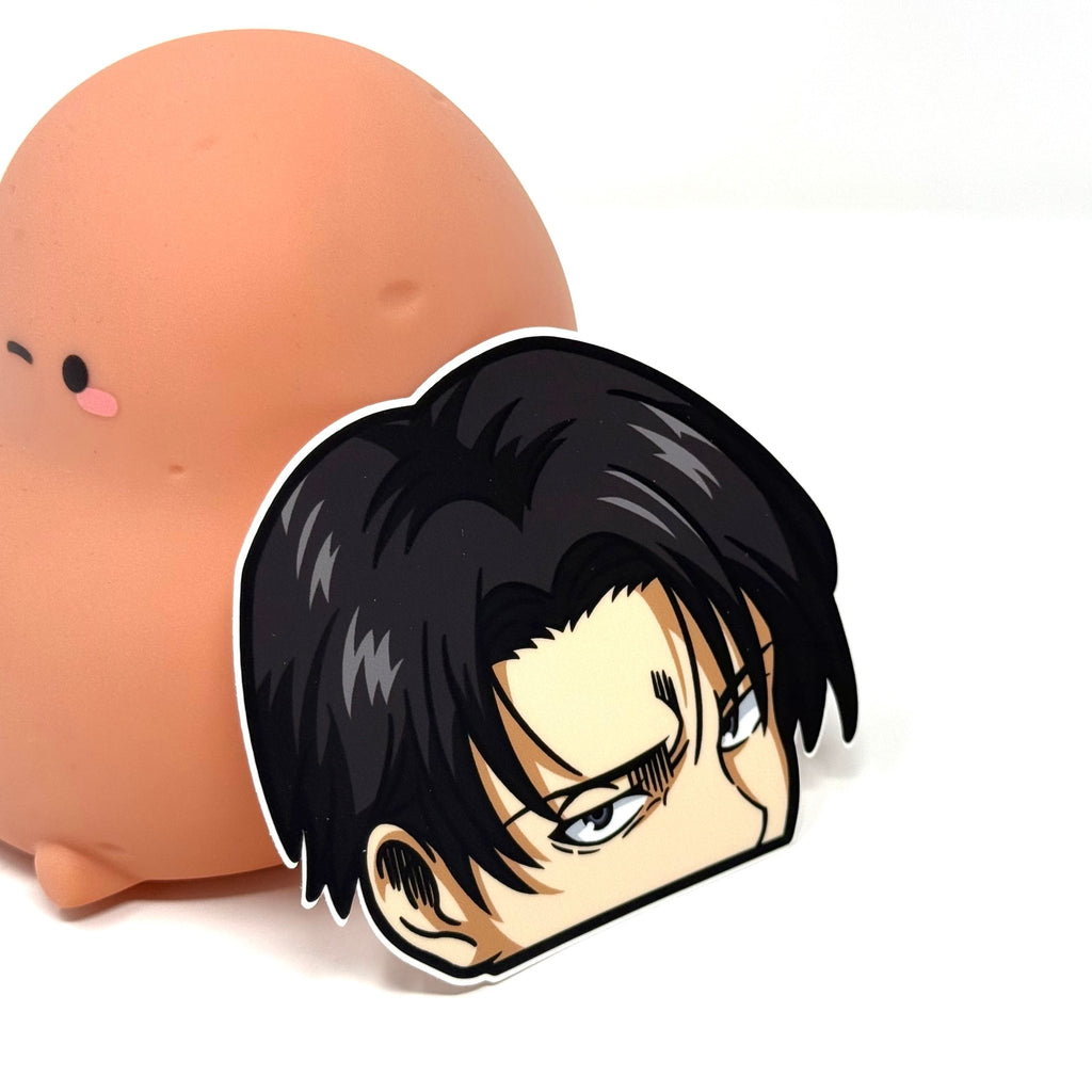 Exclusive Attack on Titan Levi anime sticker for anime fans.