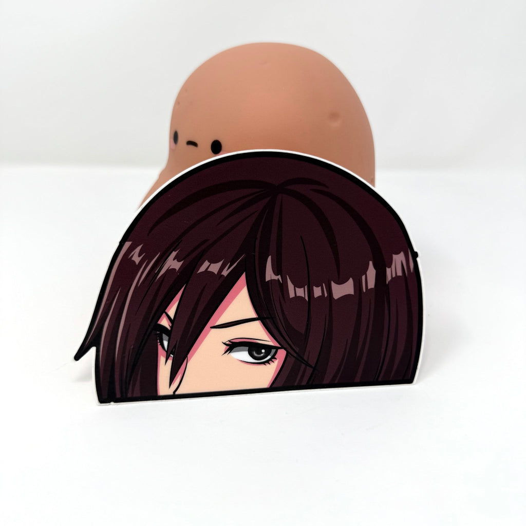 Exclusive Attack on Titan Mikasa anime sticker for anime fans.