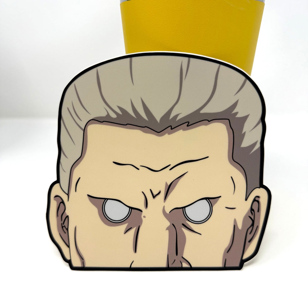 Batou sticker from Ghost in the Shell for JDM cars and laptops.