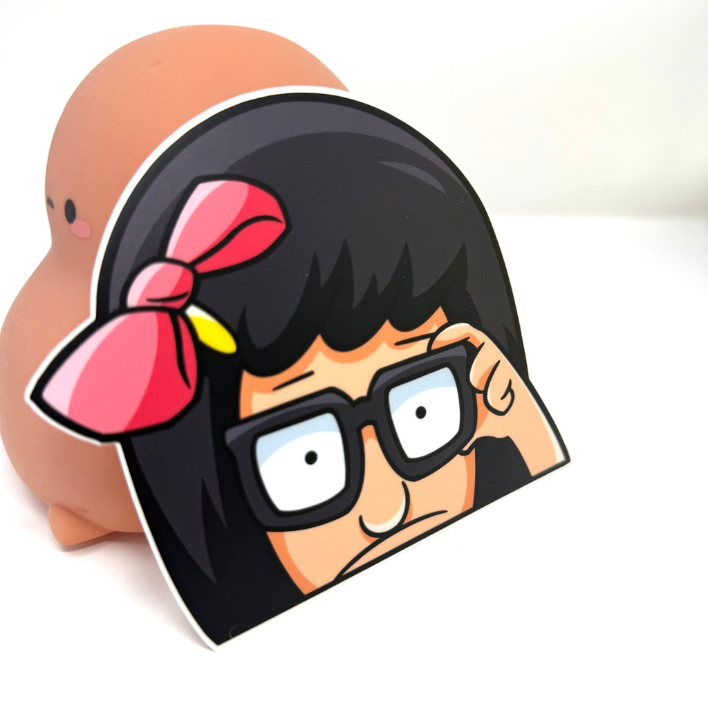 Exclusive Bob’s Burgers Tina anime sticker for comedy fans.