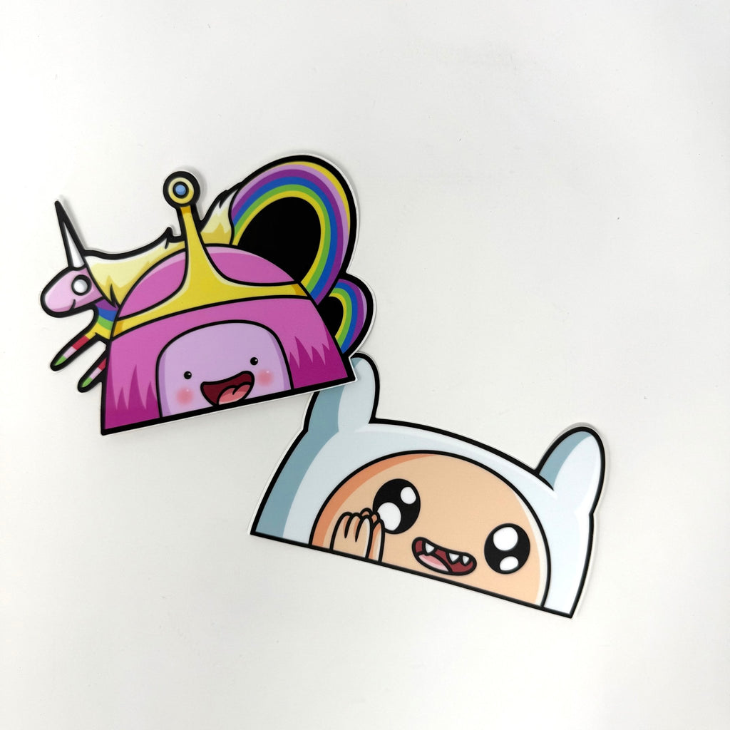 Bubblegum JDM car sticker from Adventure Time, vibrant and durable.