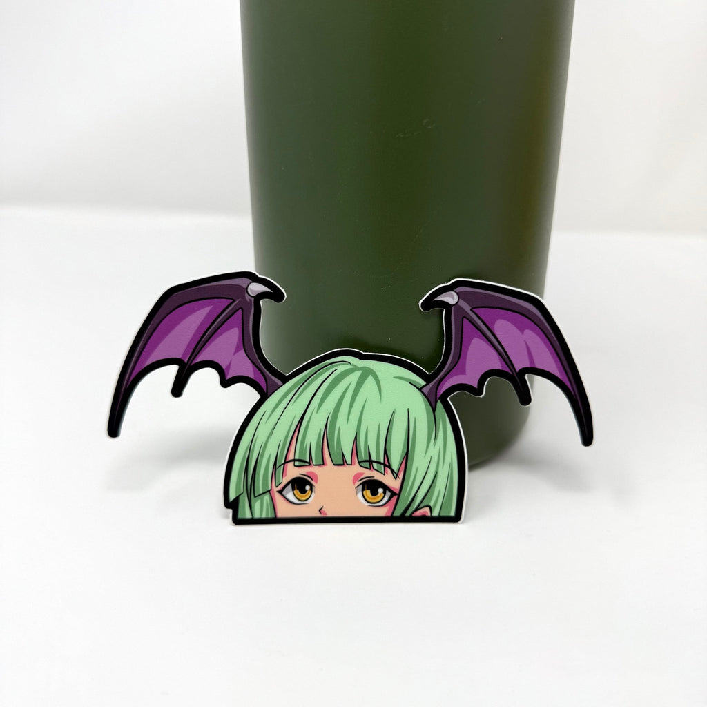 Exclusive Darkstalkers Morrigan anime sticker for anime fans.