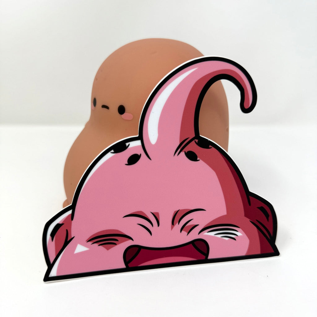 Exclusive Dragon Ball Z Majin Buu anime sticker for fans.