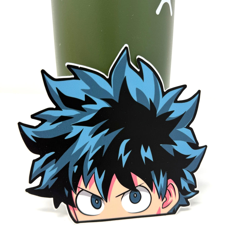 Deku sticker from My Hero Academia for JDM cars and laptops.