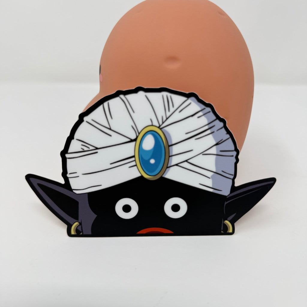 Exclusive Dragon Ball Z Mr. Popo anime sticker for mystical fans.