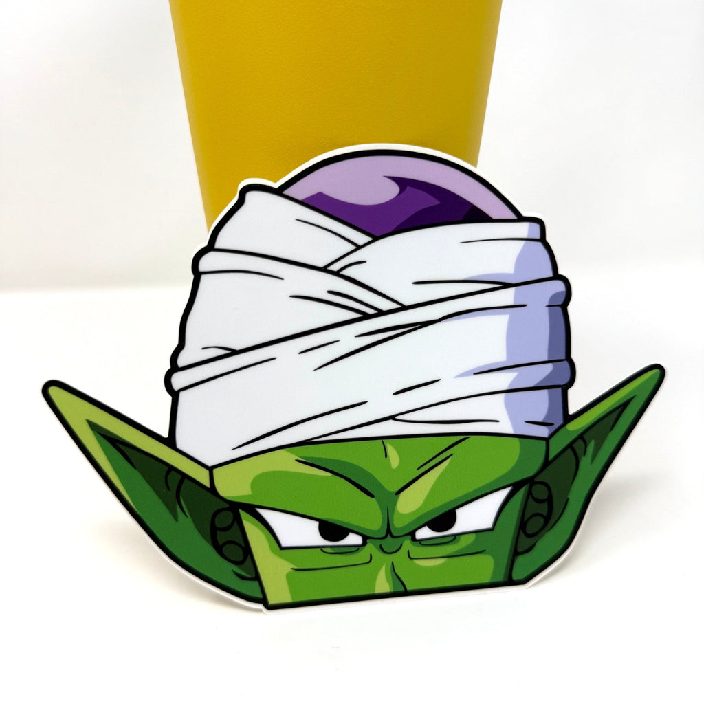 Exclusive Dragon Ball Z Piccolo anime sticker for anime fans.