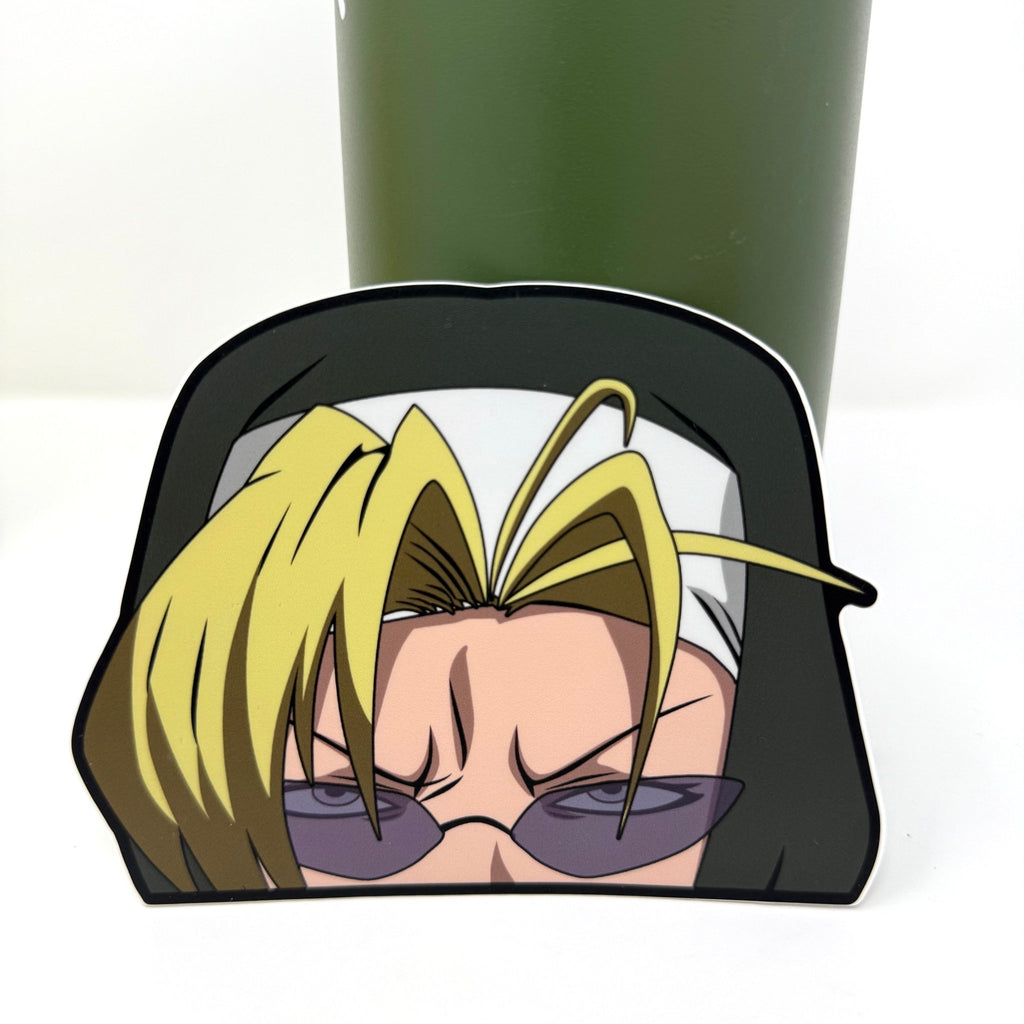 Eda sticker from Black Lagoon for JDM cars and laptops.