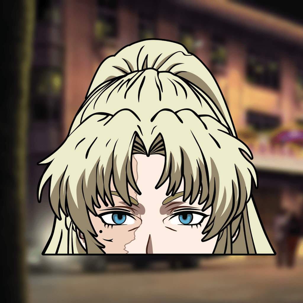 Exclusive Black Lagoon sticker featuring Balalaika’s commanding look