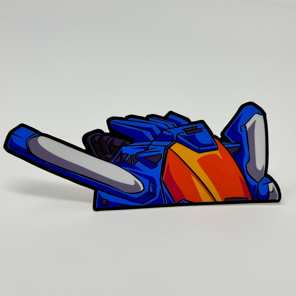 Anime fan sticker featuring Blade Liger’s dynamic design.