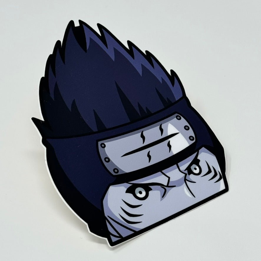 Anime fan sticker featuring Kisame’s shark-like style and Samehada.