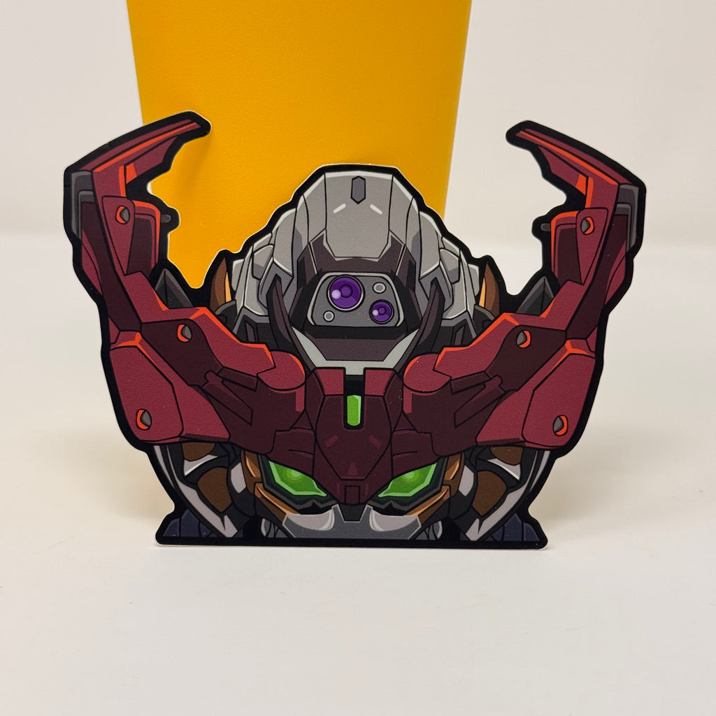 Exclusive Gundam GQuuuuuuX anime sticker for sci-fi fans.