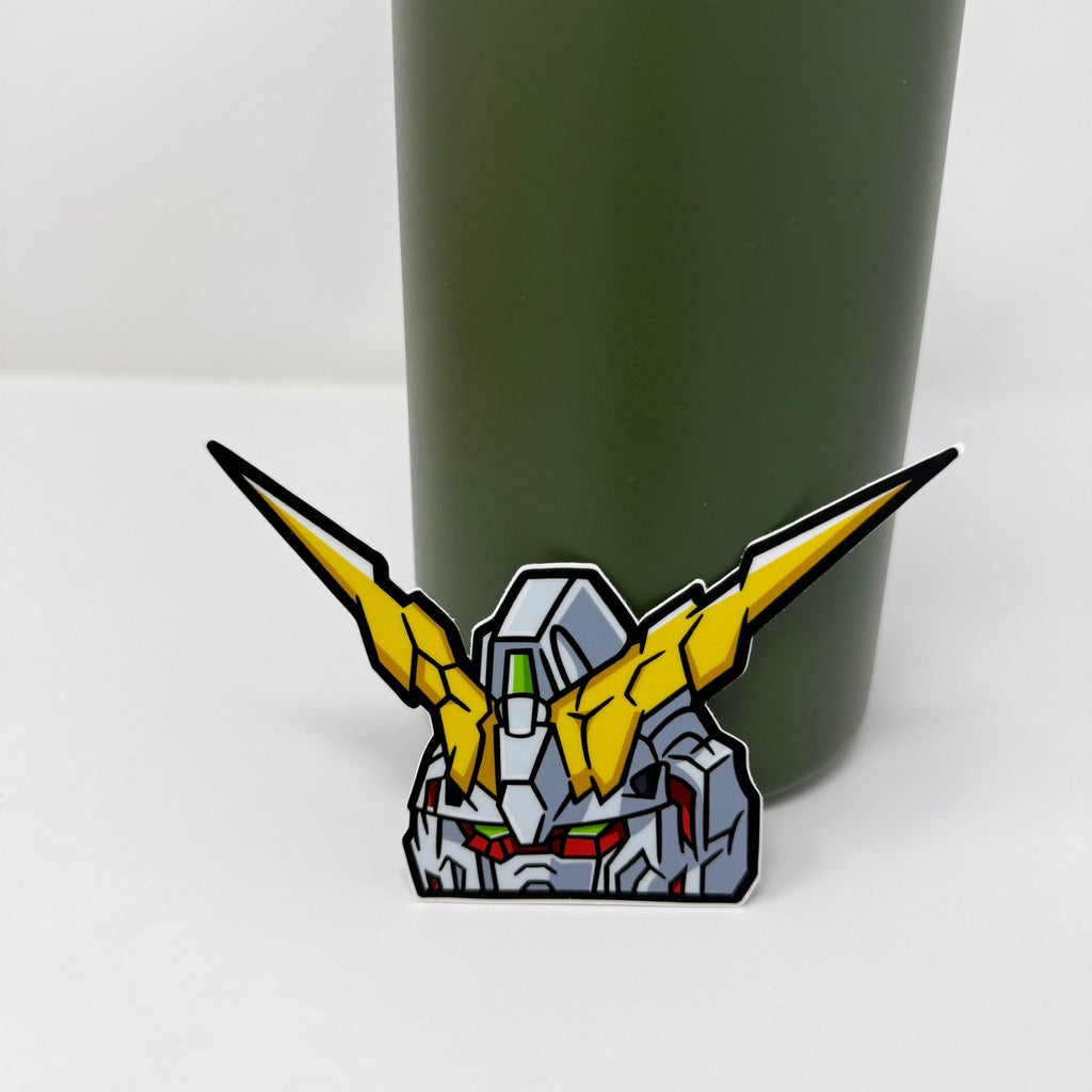 Exclusive Gundam Universe Unicorn anime sticker for mecha fans.