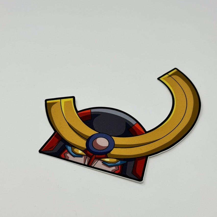 Gurren Lagann JDM car sticker, bold and durable.