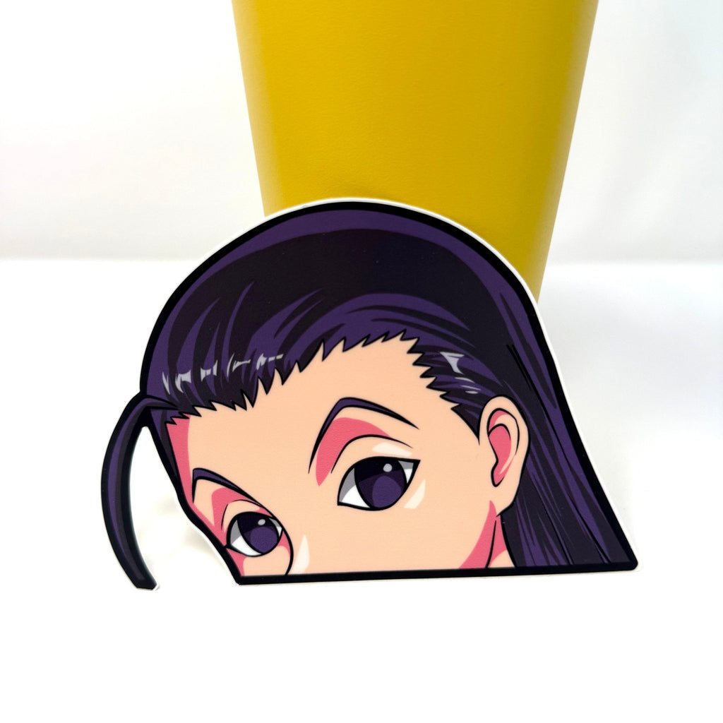 Illumi sticker from Hunter x Hunter for JDM cars and laptops.