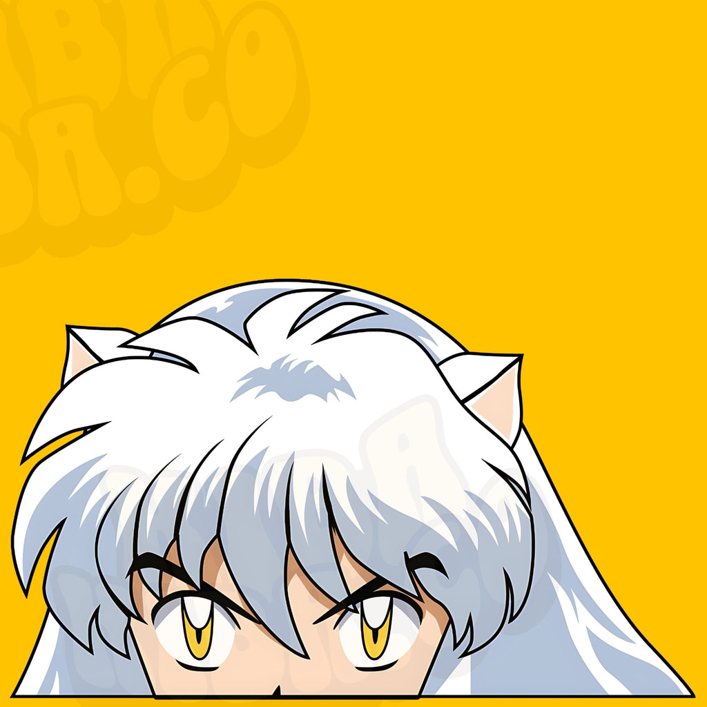 Inuyasha JDM car sticker, bold and durable.