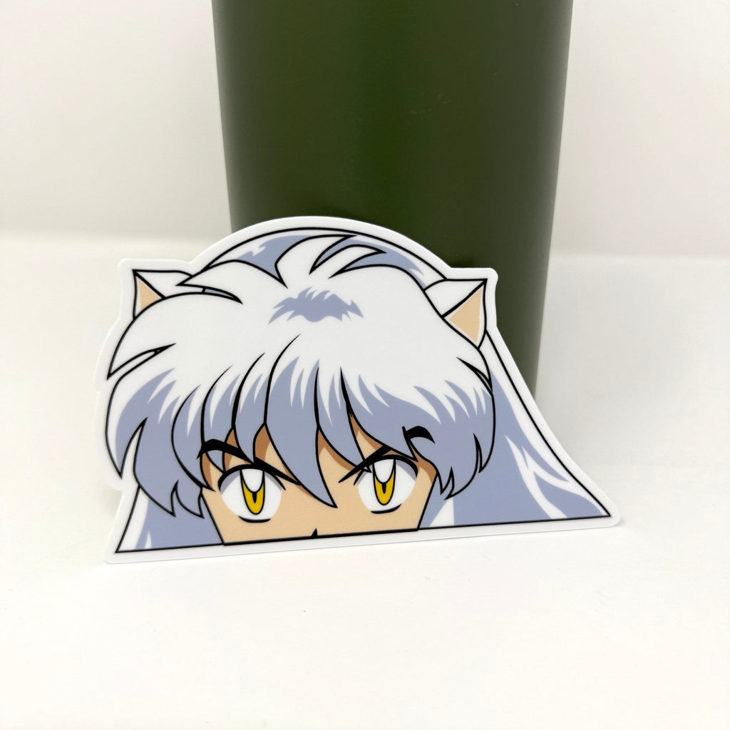 Inuyasha sticker from the anime for JDM cars and laptops.