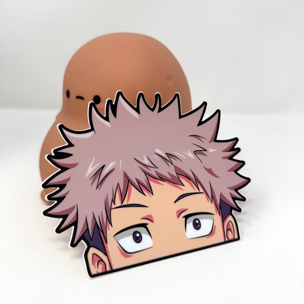 Exclusive Jujutsu Kaisen Yuji anime sticker for anime fans.