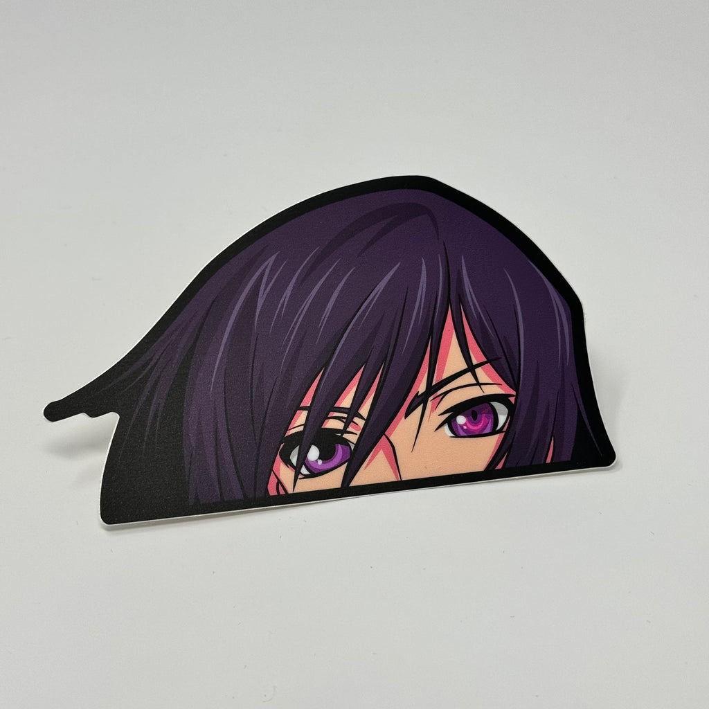 Lelouch JDM car sticker from Code Geass, bold and durable.