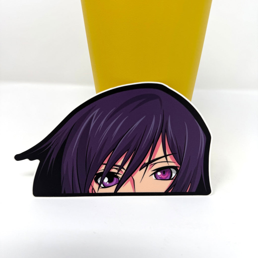 Lelouch Lamperouge sticker from Code Geass for JDM cars and laptops.