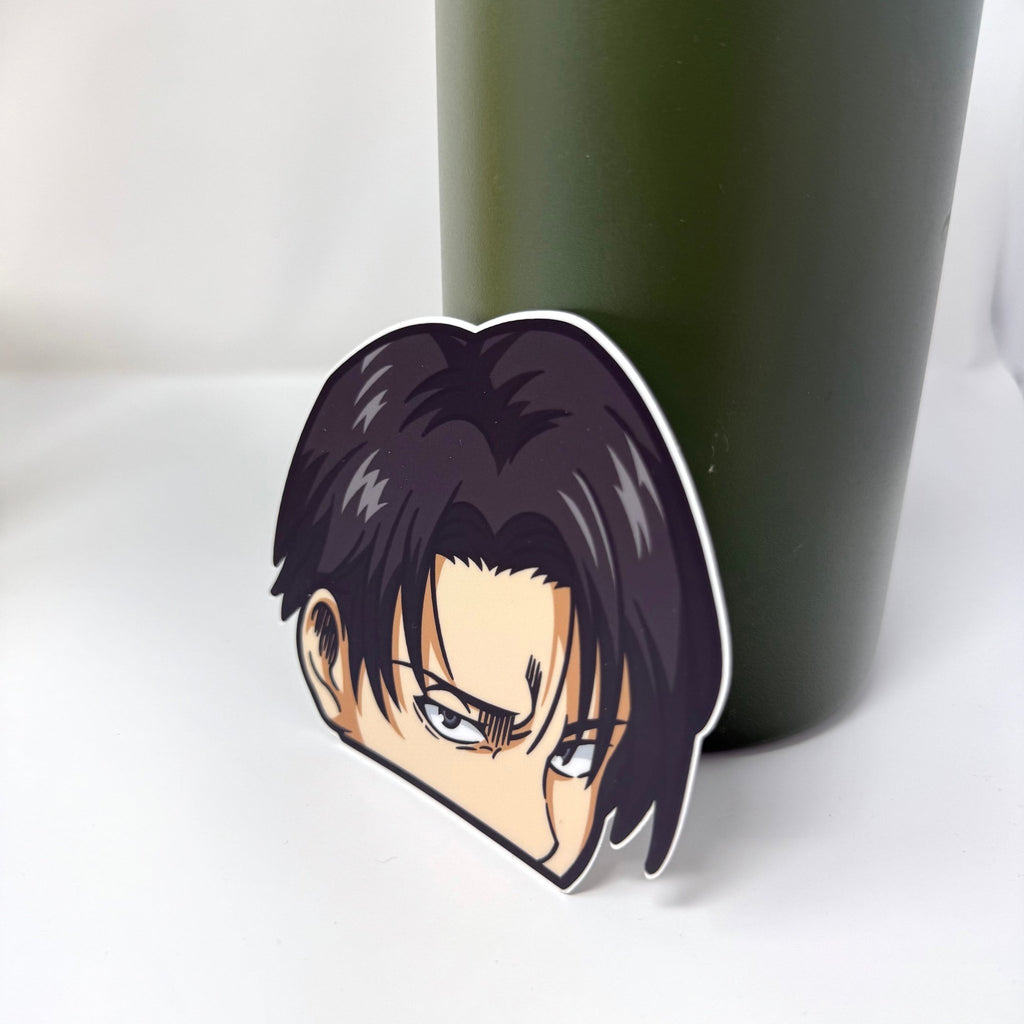 Levi JDM car sticker, bold and durable, from Attack on Titan.