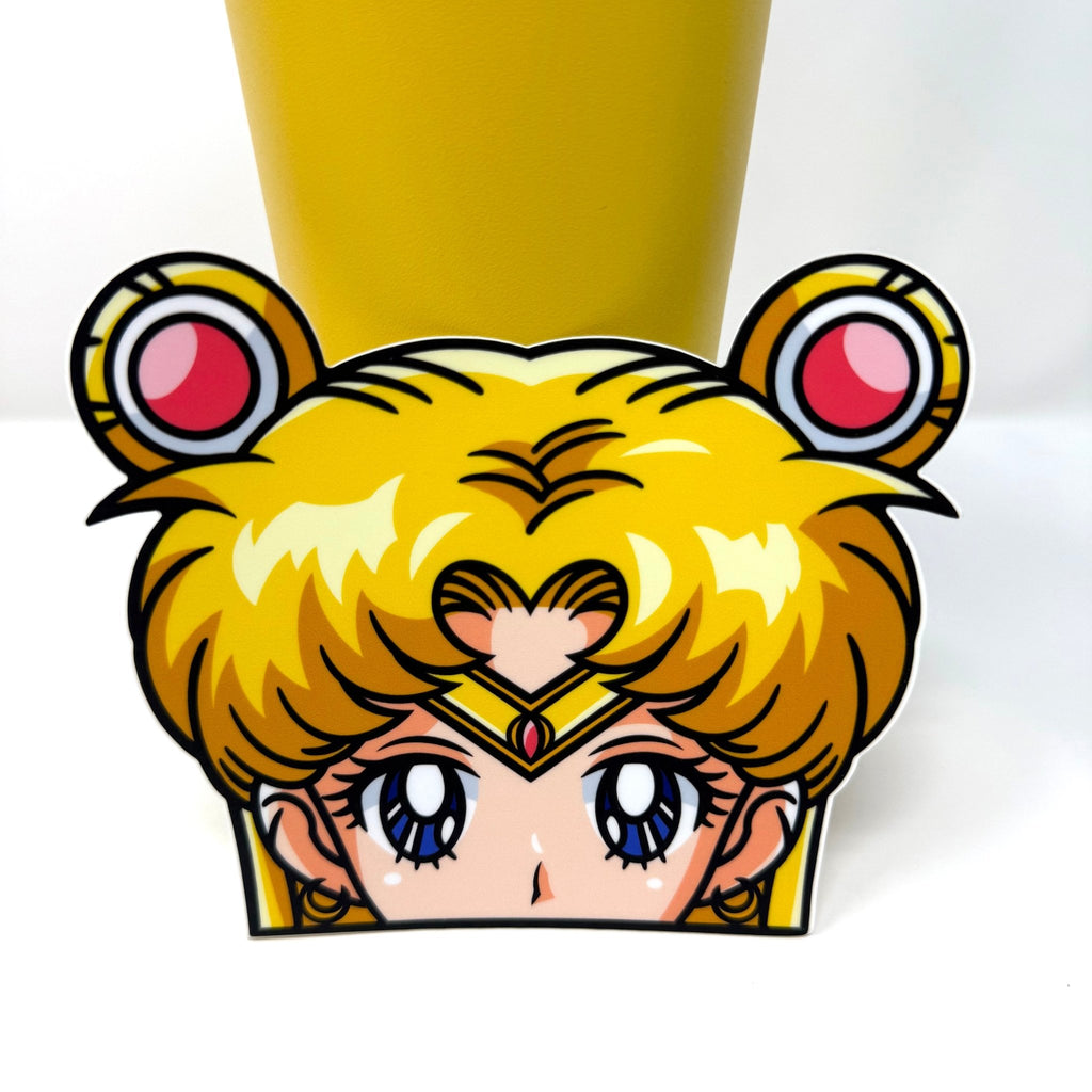 Exclusive Sailor Moon magical girl anime sticker for anime fans.