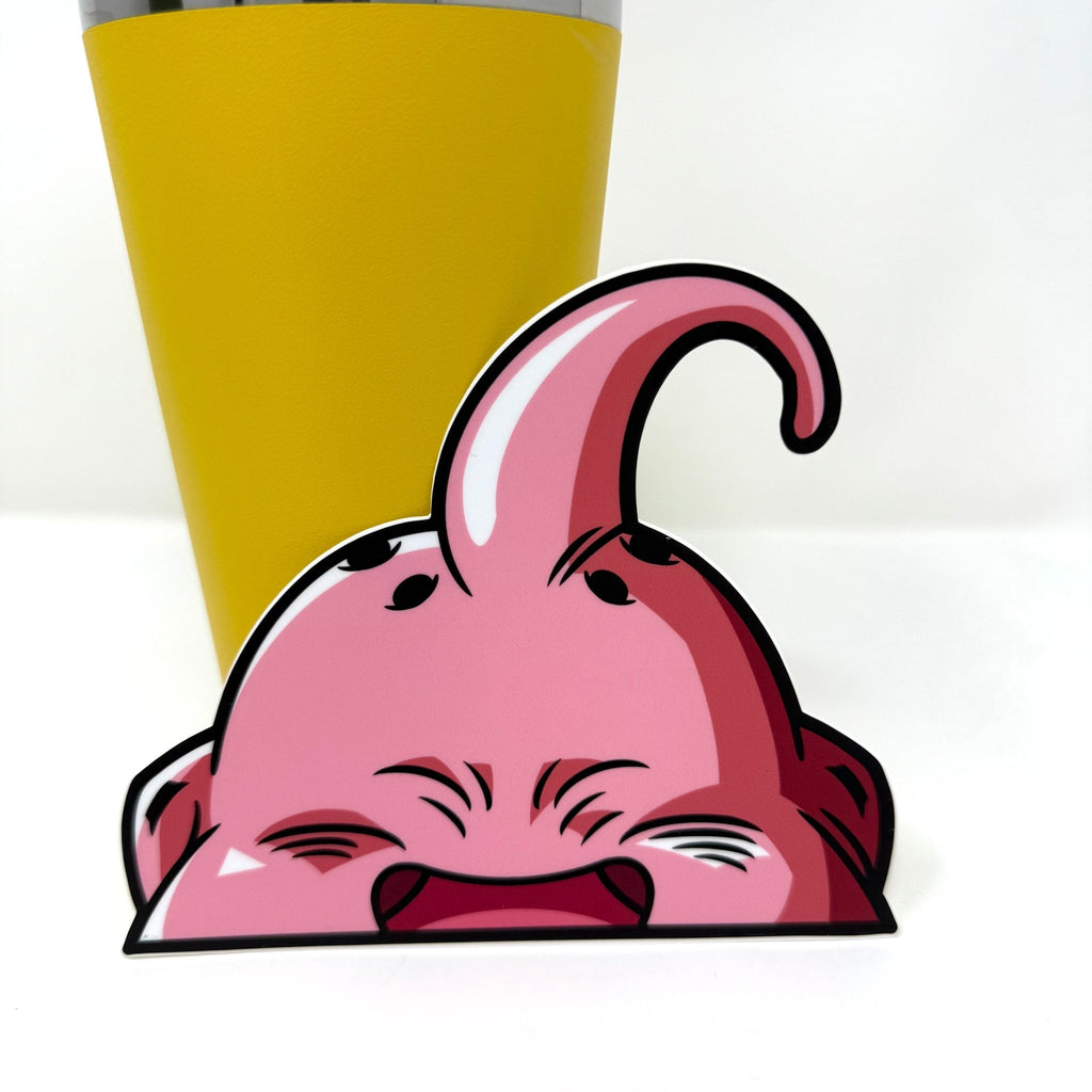 Majin Buu sticker from Dragon Ball Z for JDM cars and laptops.