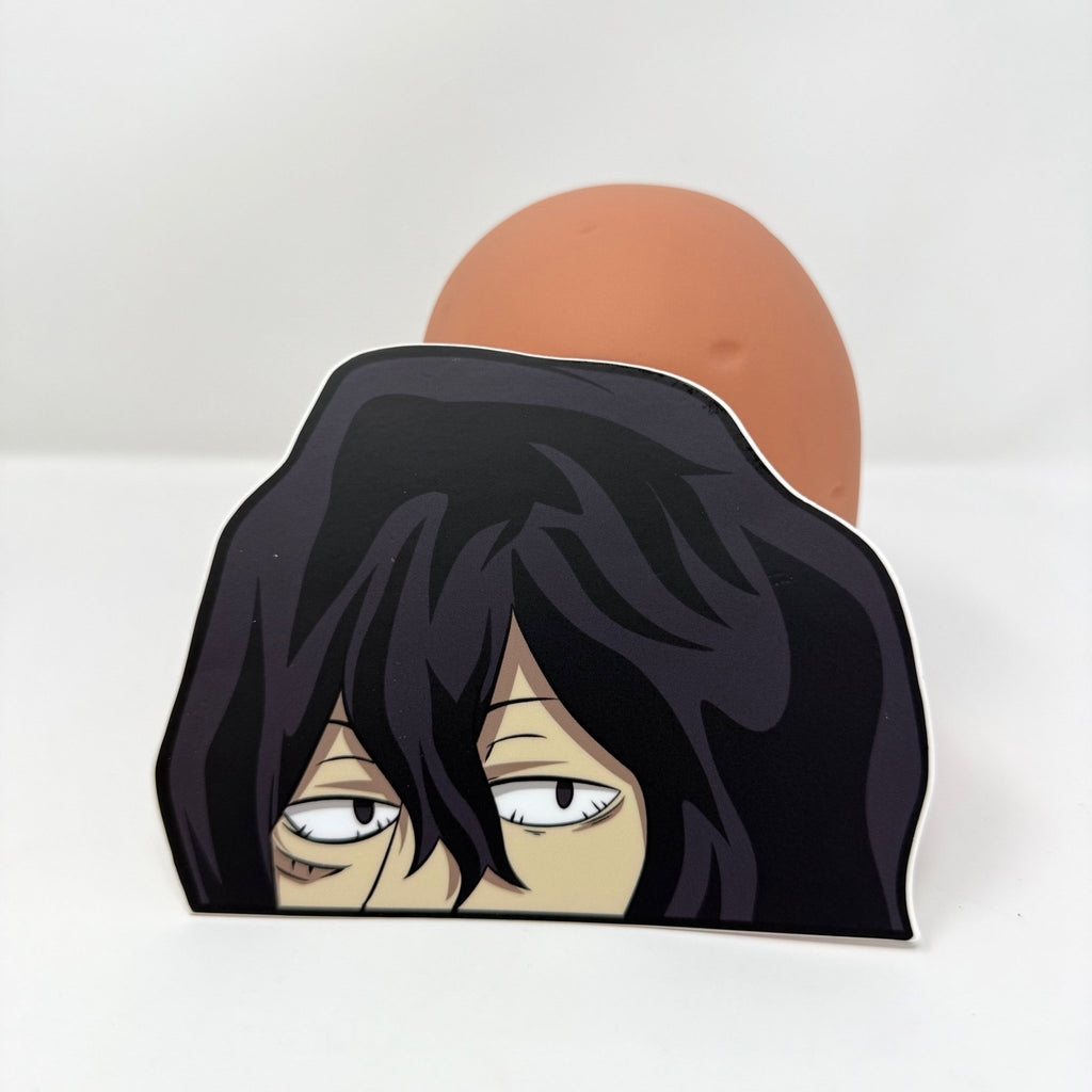 Exclusive My Hero Academia Aizawa anime sticker for anime fans.