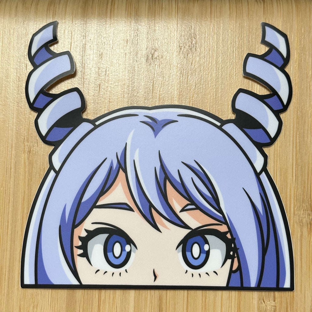 Dynamic Nejire Hado vinyl decal, ideal for anime car enthusiasts.