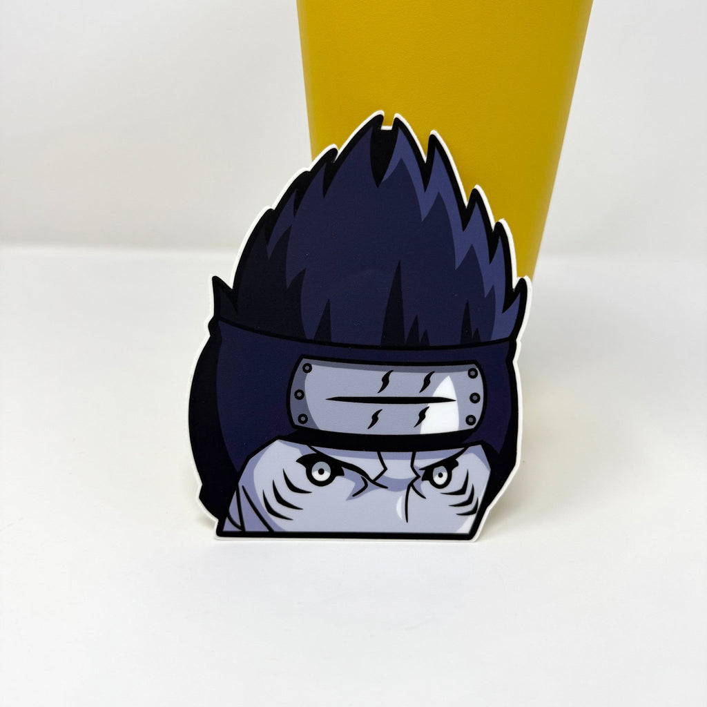 exclusive Akatsuki Kisame anime sticker for Naruto fans.