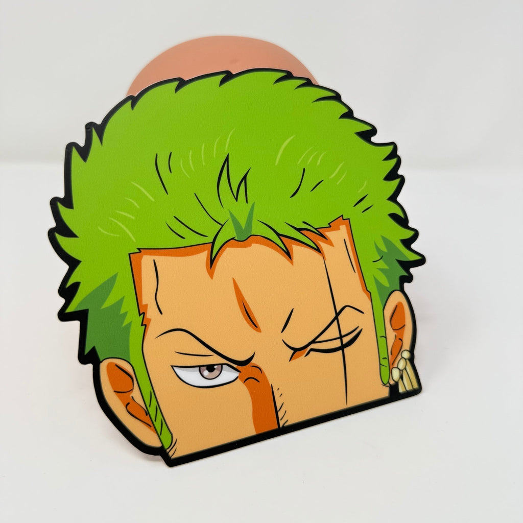 Exclusive One Piece Zoro anime sticker for anime fans.