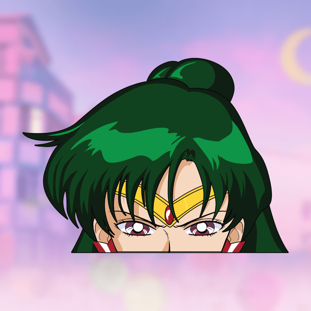 Sailor Pluto JDM car sticker, bold and durable, from Sailor Moon.