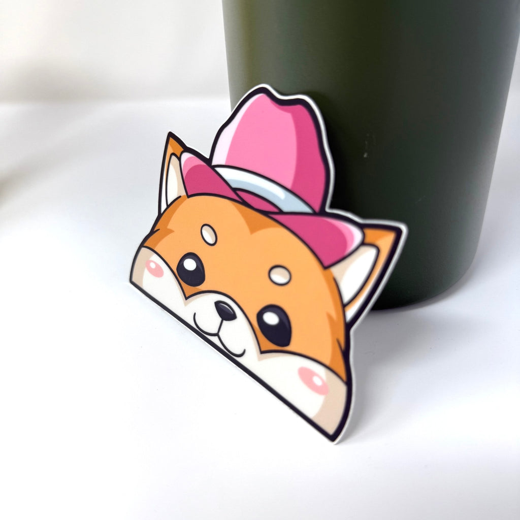 Exclusive Shiba Inu anime-inspired sticker for dog lovers.