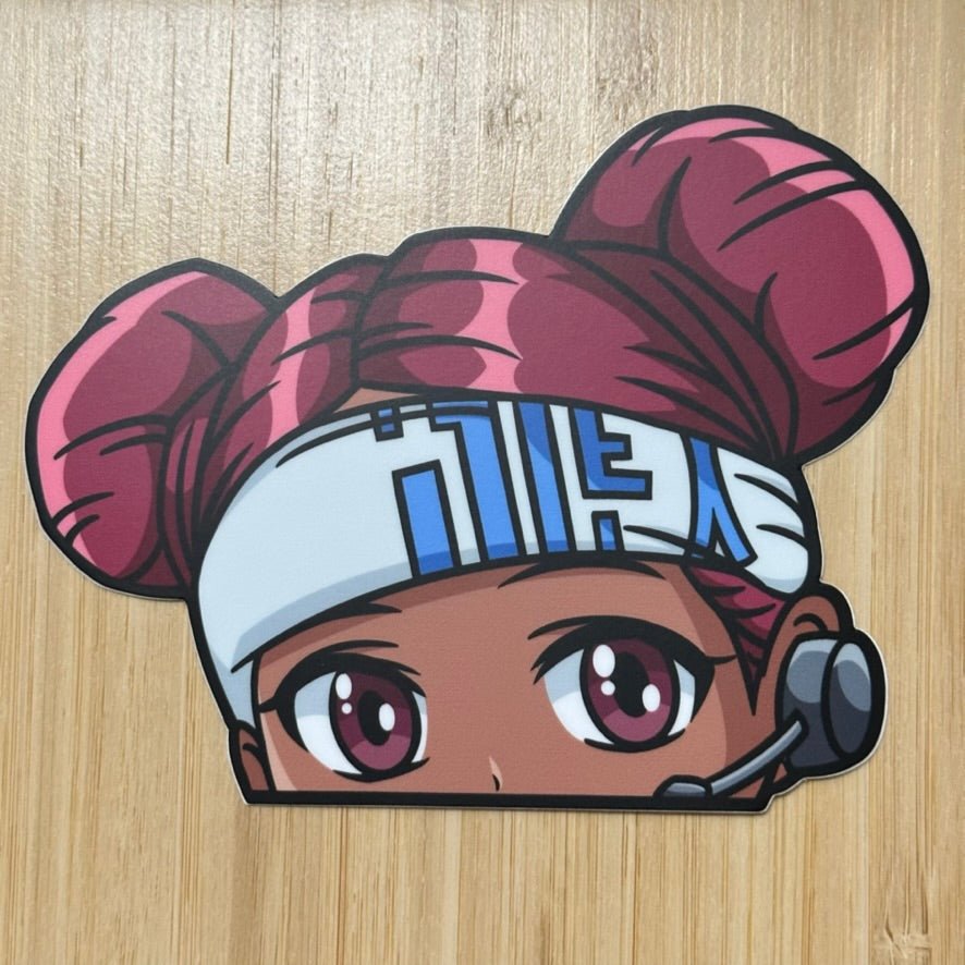 Apex Legends Lifeline peeker sticker, perfect for collectors.