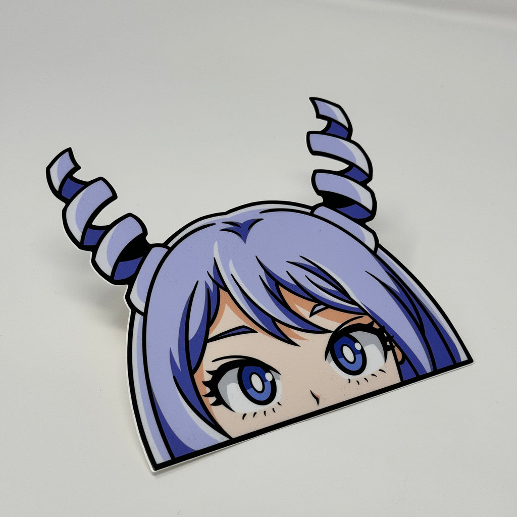 My Hero Academia Nejire peeker sticker, perfect for collectors.