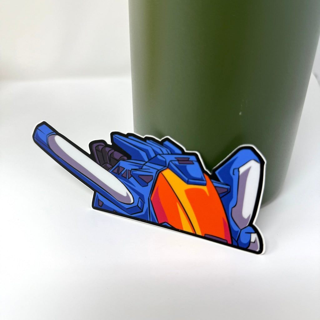 Exclusive Zoids Blade Liger anime sticker for cars and laptops.